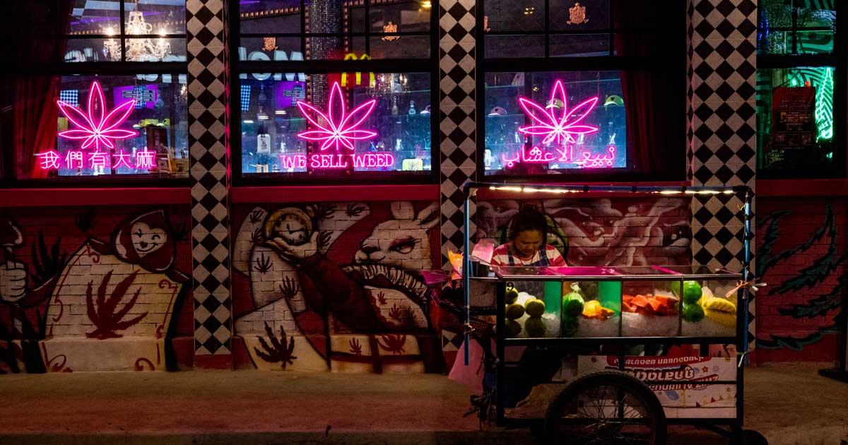 Recreatief gebruik van cannabis in Thailand