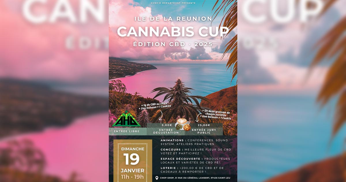 Cannabis Cup CBD op Réunion