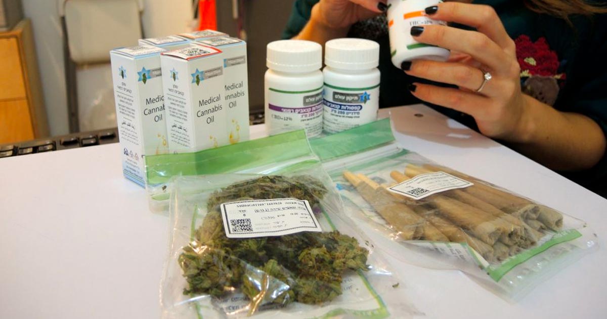 Gerookte vorm van medicinale cannabis in Israël