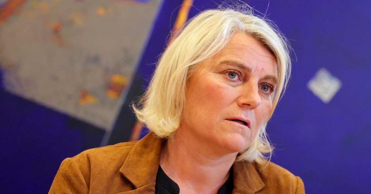 Stéphanie Rist, de Franse minister van Volksgezondheid