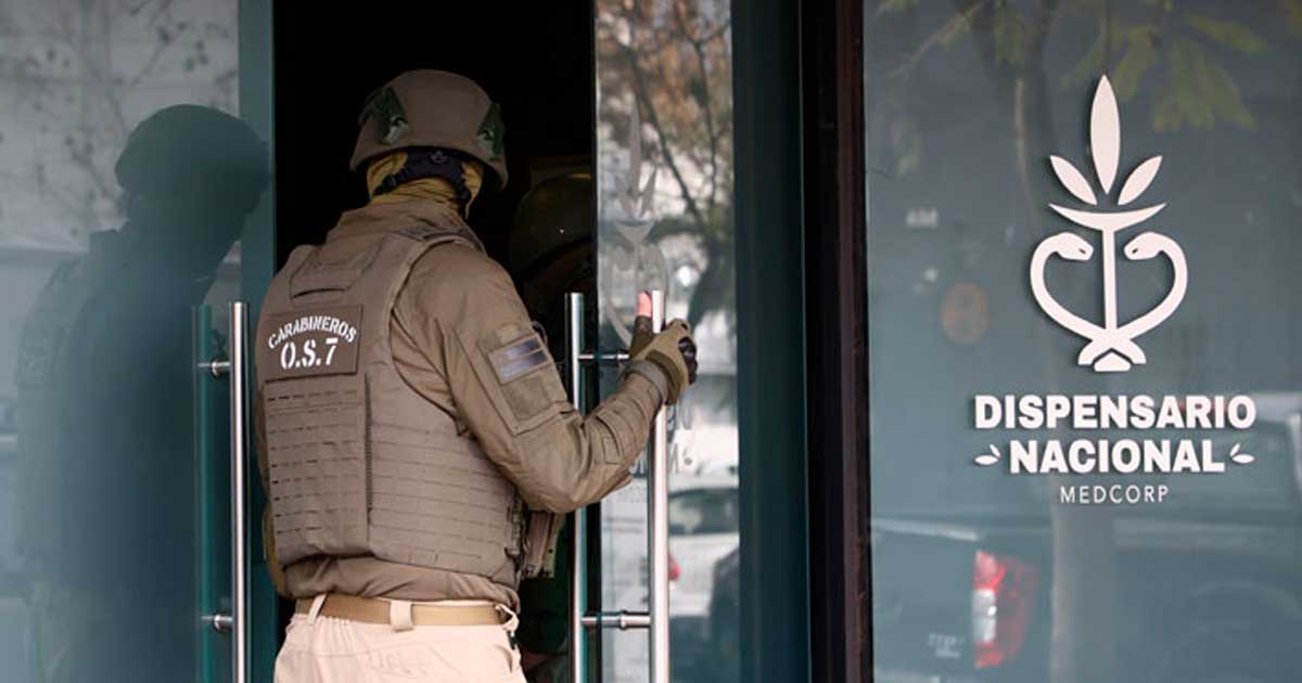 Inval in een cannabisapotheek in Chili