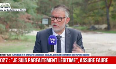 Olivier Faure en cannabis op BFMTV