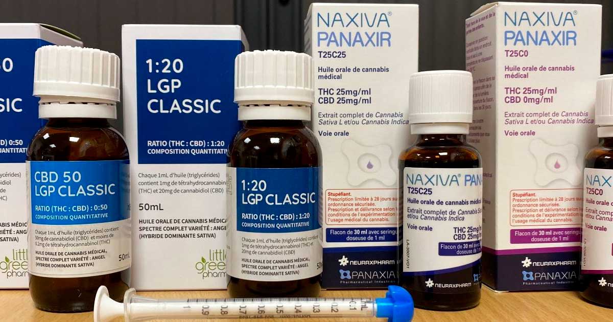 De spoedgevallen onder patiënten die in Frankrijk met medicinale cannabis worden behandeld