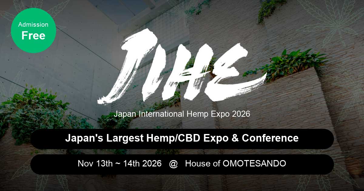 Hennep- en CBD-beurs in Japan